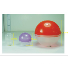 Bola de juguete de plástico de plástico de colores con proceso de inyección